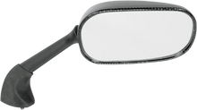 Load image into Gallery viewer, Emgo Mirror - Side View - Black/Carbon Fiber - Rectangle - Right - Yamaha 20-80543 - Main Product View