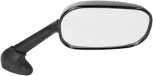 Load image into Gallery viewer, Emgo Mirror - Side View - Black/Carbon Fiber - Rectangle - Right - Yamaha 20-80553 - Main Product View