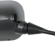 Load image into Gallery viewer, Emgo Mirror - Side View - Black/Carbon Fiber - Rectangle - Right - Kawasaki 20-43013 - Main Product View
