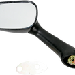 Load image into Gallery viewer, Emgo Mirror - Side View - Carbon Fiber - Rectangle - Left fits Honda - Main Product View