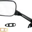 Load image into Gallery viewer, Emgo Mirror - Side View - Carbon Fiber - Rectangle - Left fits Suzuki - Main Product View