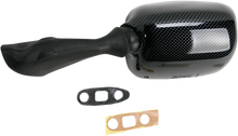 Load image into Gallery viewer, Emgo Mirror - Side View - Carbon Fiber - Rectangle - Left fits Suzuki - Side View