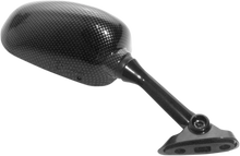 Load image into Gallery viewer, Emgo Mirror - Side View - Carbon Fiber - Rectangle - Right fits Suzuki - Side View