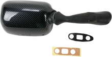 Load image into Gallery viewer, Emgo Mirror - Side View - Carbon Fiber - Rectangle - Right fits Suzuki - Back View