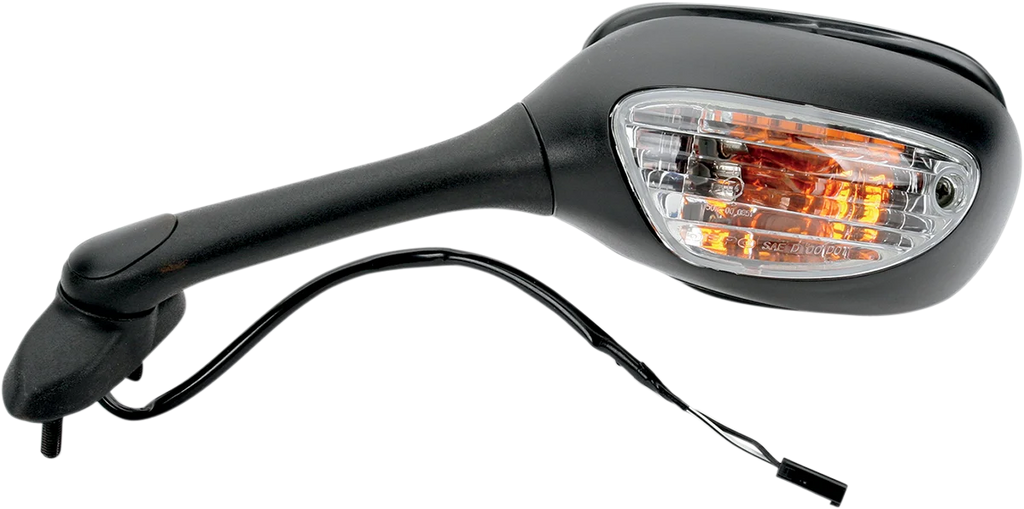 Emgo Mirror - Side View - Cate Eye - Black - Left 20-69792 - Side View