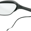 Load image into Gallery viewer, Emgo Mirror - Side View - Lighted - Black/Carbon Fiber - Rectangle - Left - Suzuki 20-69794 - Side View