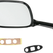 Load image into Gallery viewer, Emgo Mirror - Side View - Oval - Black - Left - Main Product View