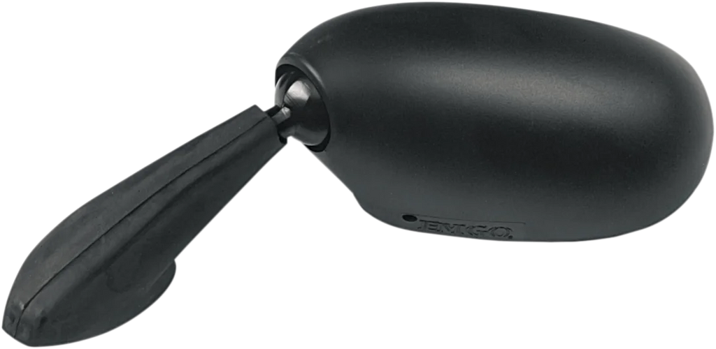 Emgo Mirror - Side View - Oval - Black - Left - Main Product View