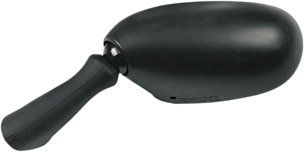 Emgo Mirror - Side View - Oval - Black - Left - Side View