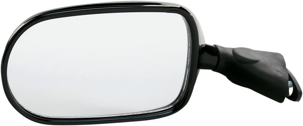 Emgo Mirror - Side View - Oval - Black - Left 20-55202 - Main Product View