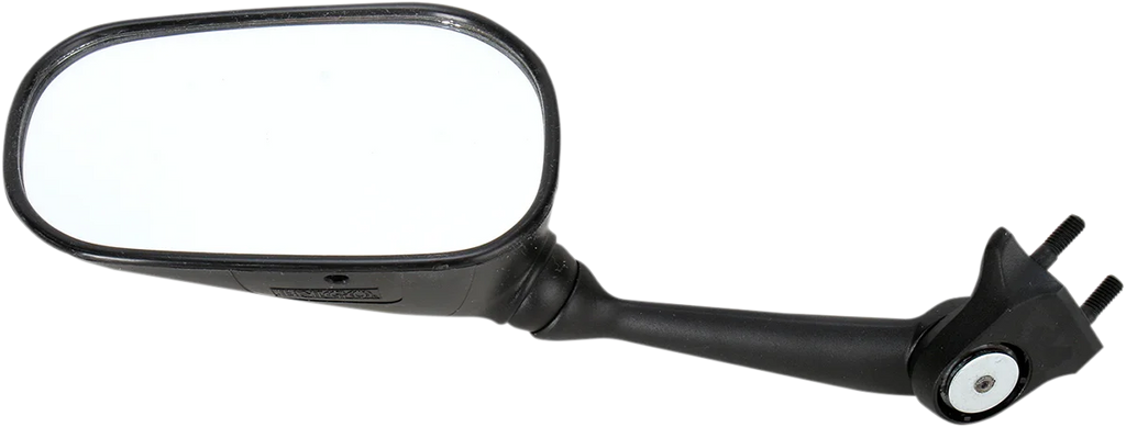 Emgo Mirror - Side View - Oval - Black - Left 20-57902 - Main Product View