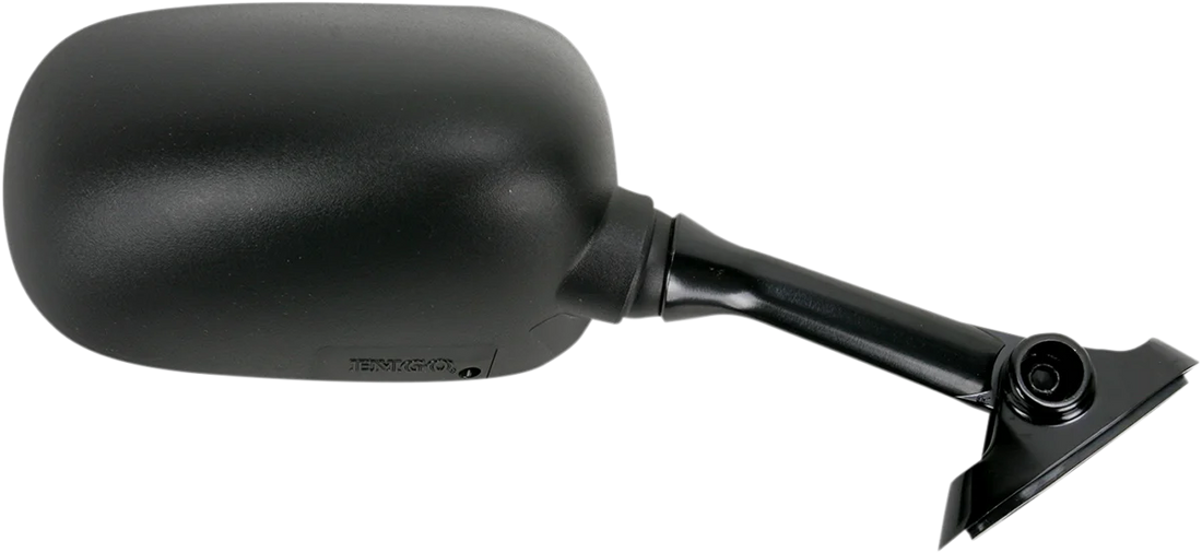 Emgo Mirror - Side View - Oval - Black - Right - Back View