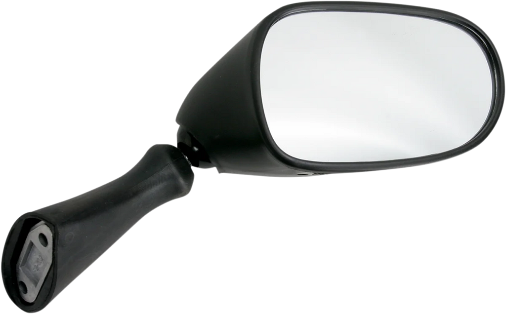 Emgo Mirror - Side View - Oval - Black - Right - Main Product View