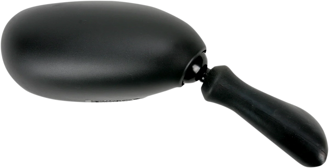 Emgo Mirror - Side View - Oval - Black - Right - Side View