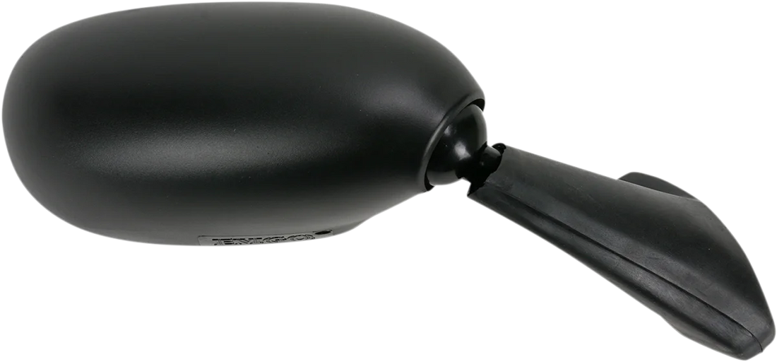 Emgo Mirror - Side View - Oval - Black - Right - Side View