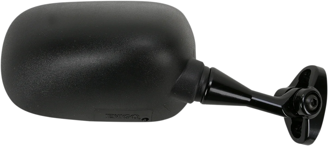 Emgo Mirror - Side View - Oval - Black - Right - Side View