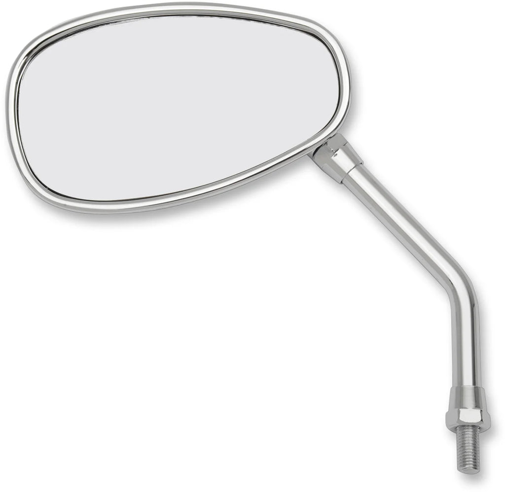 Emgo Mirror - Side View - Oval - Chrome - Left - Main Product View