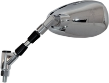 Load image into Gallery viewer, Emgo Mirror - Side View - Oval - Chrome - Left 20-57932 - Main Product View