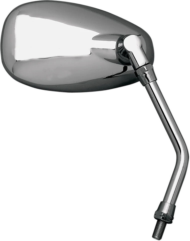 Emgo Mirror - Side View - Oval - Chrome - Right - Main Product View