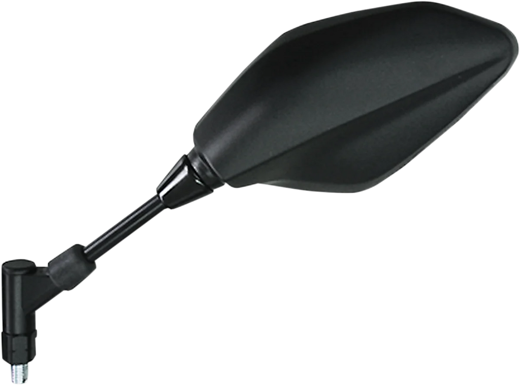 Emgo Mirror - Side View - Polygon - Black - Left 20-34932 - Main Product View