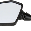 Load image into Gallery viewer, Emgo Mirror - Side View - Polygon - Black - Left 20-43092 - Side View
