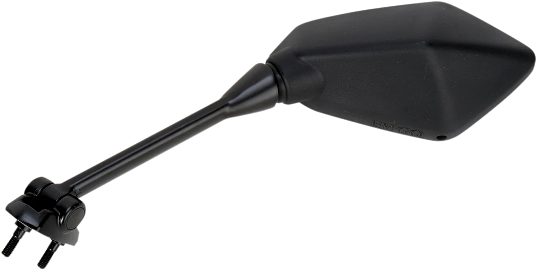 Emgo Mirror - Side View - Polygon - Black - Left 20-49212 - Side View