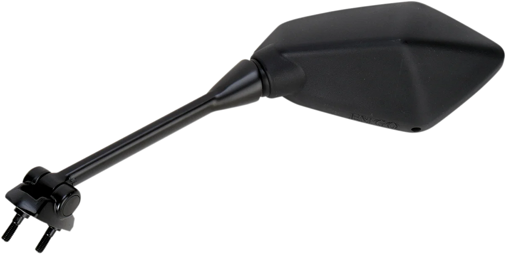 Emgo Mirror - Side View - Polygon - Black - Left 20-49212 - Side View