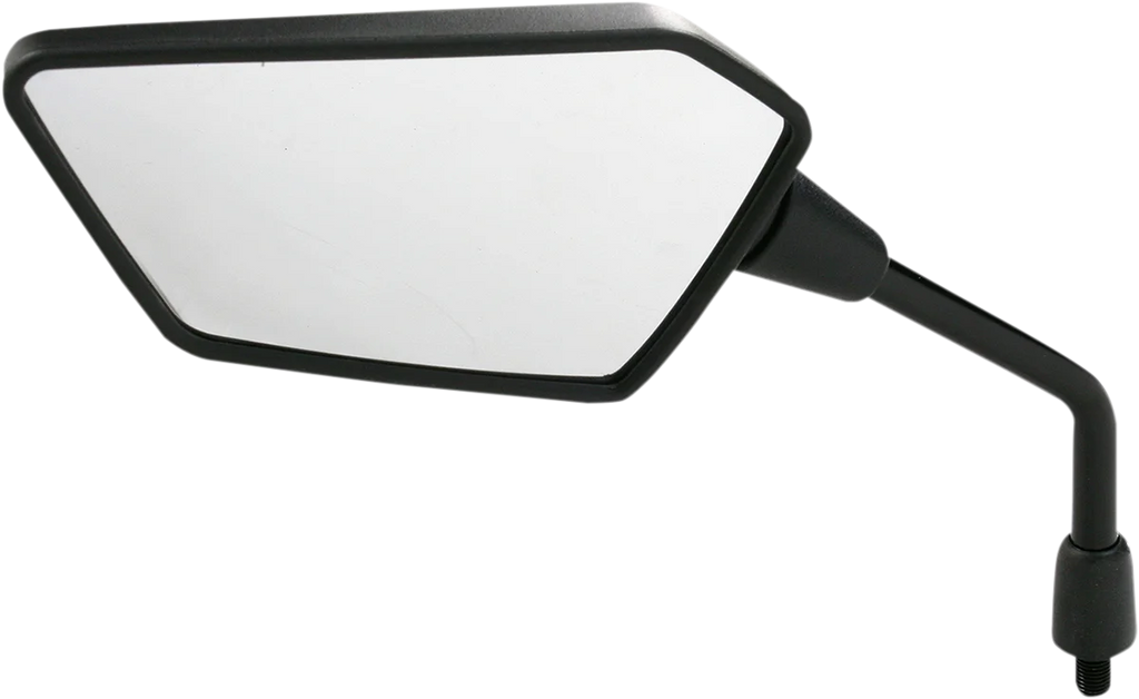 Emgo Mirror - Side View - Polygon - Black - Left 20-49222 - Main Product View