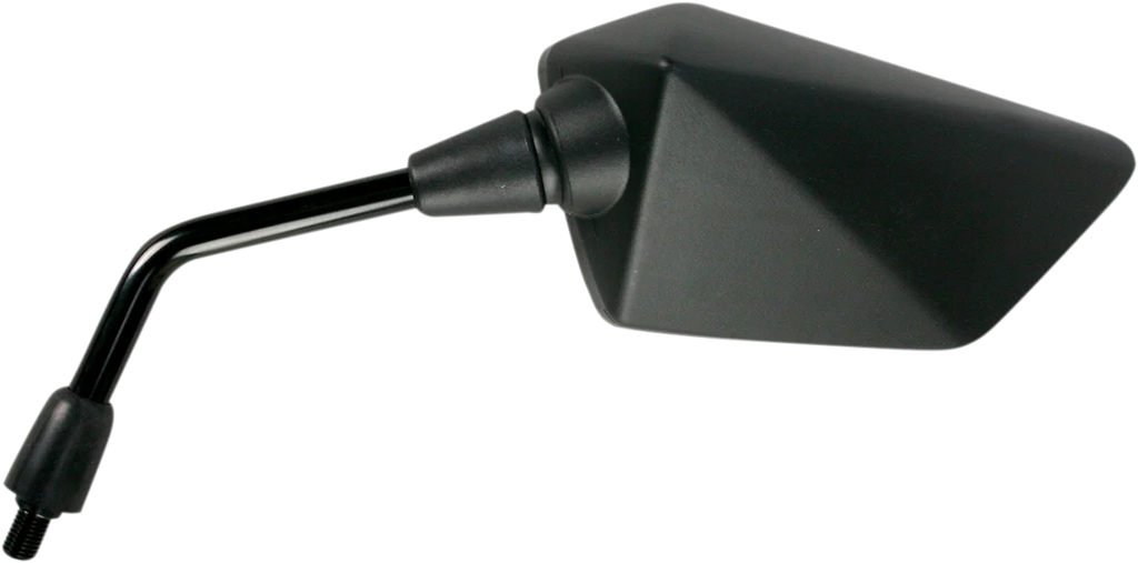 Emgo Mirror - Side View - Polygon - Black - Left 20-49222 - Side View