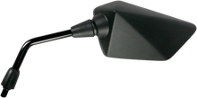 Load image into Gallery viewer, Emgo Mirror - Side View - Polygon - Black - Left 20-49222 - Side View
