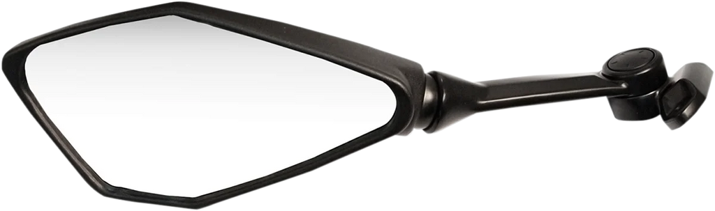 Emgo Mirror - Side View - Polygon - Black - Left 20-49252 - Main Product View