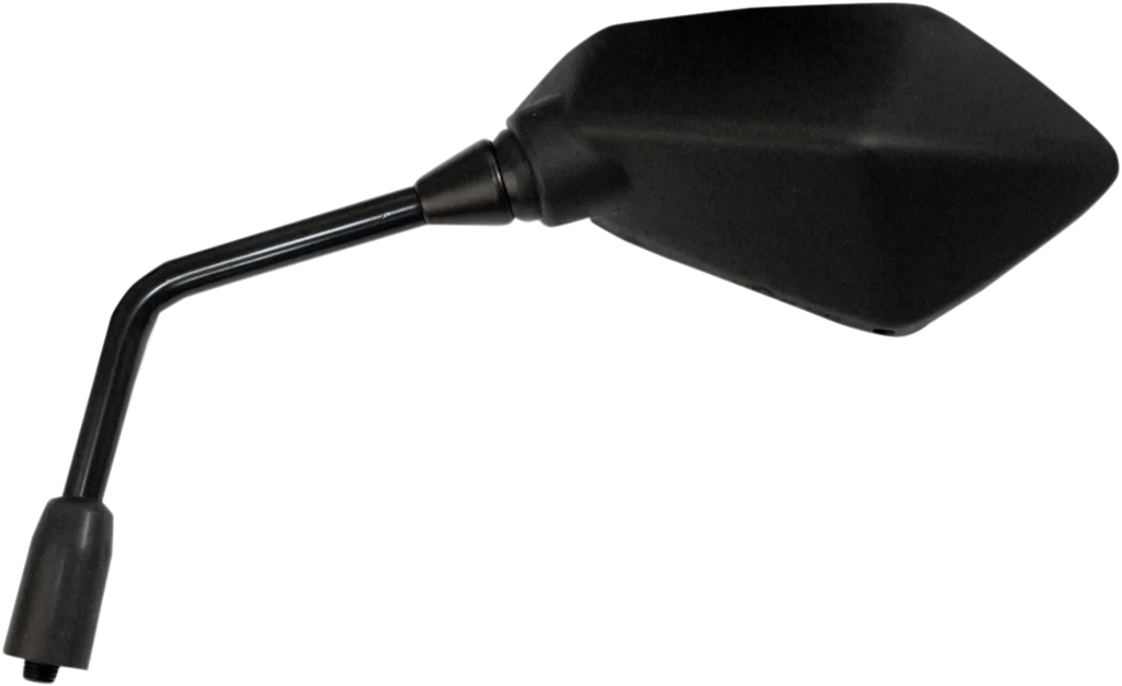 Emgo Mirror - Side View - Polygon - Black - Left 20-49272 - Main Product View