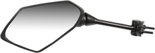 Load image into Gallery viewer, Emgo Mirror - Side View - Polygon - Black - Left 20-49292 - Main Product View