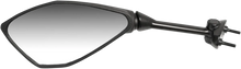 Load image into Gallery viewer, Emgo Mirror - Side View - Polygon - Black - Left 20-49302 - Main Product View
