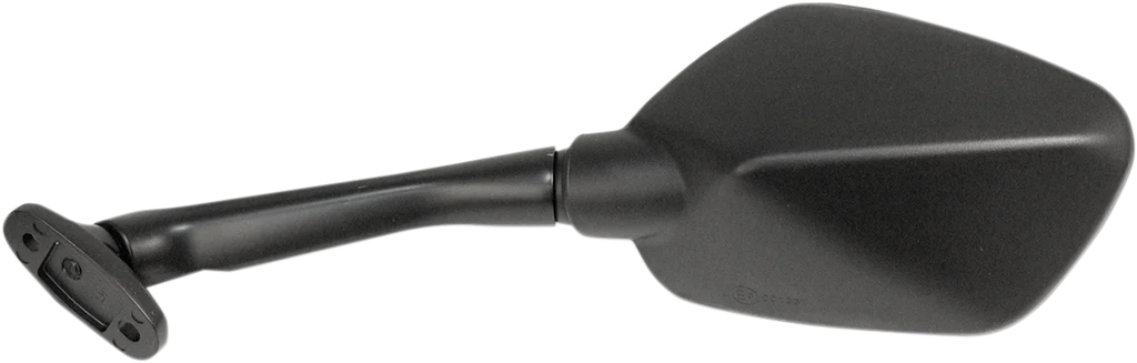 Emgo Mirror - Side View - Polygon - Black - Left 20-61722 - Main Product View