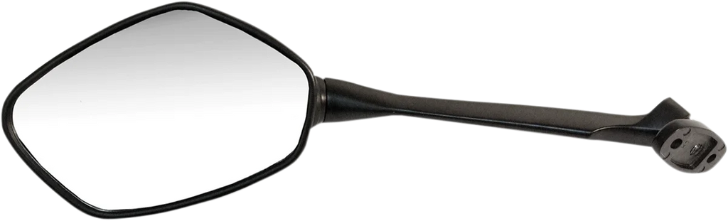 Emgo Mirror - Side View - Polygon - Black - Left 20-87152 - Main Product View