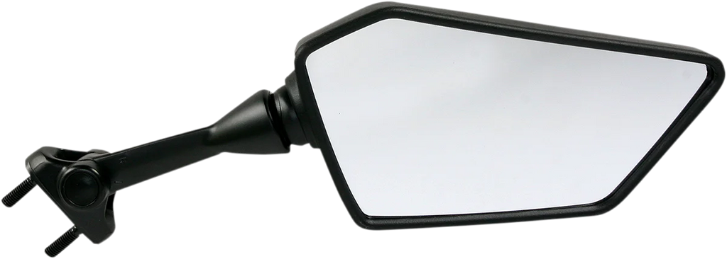 Emgo Mirror - Side View - Polygon - Black - Right 20-43091 - Main Product View