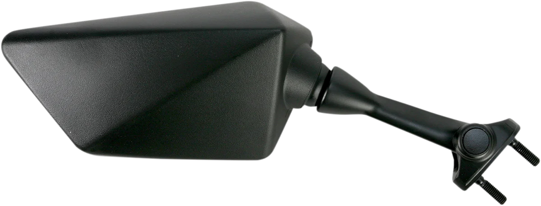 Emgo Mirror - Side View - Polygon - Black - Right 20-43091 - Side View