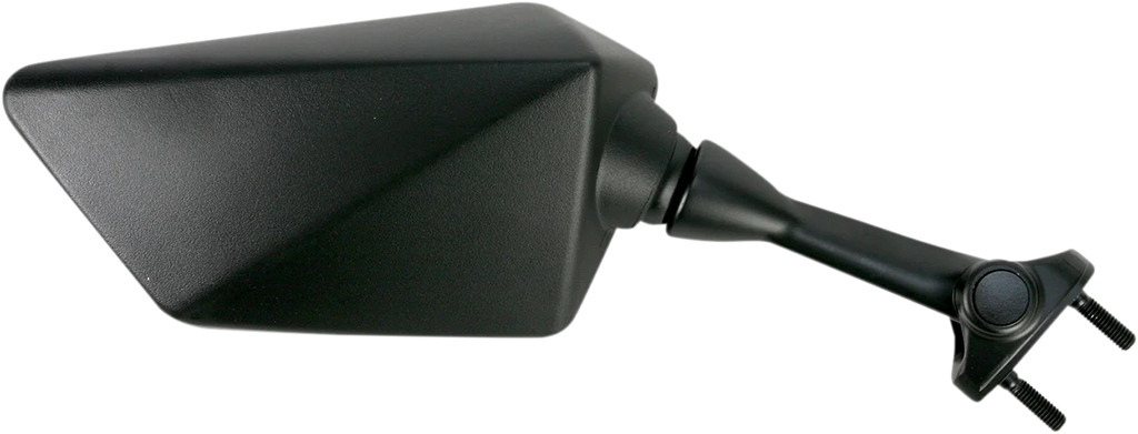 Emgo Mirror - Side View - Polygon - Black - Right 20-43091 - Side View
