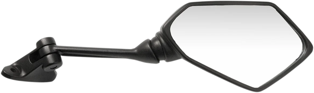 Emgo Mirror - Side View - Polygon - Black - Right 20-43101 - Main Product View