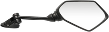 Load image into Gallery viewer, Emgo Mirror - Side View - Polygon - Black - Right 20-43101 - Main Product View