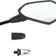 Load image into Gallery viewer, Emgo Mirror - Side View - Polygon - Black - Right 20-49201 - Main Product View