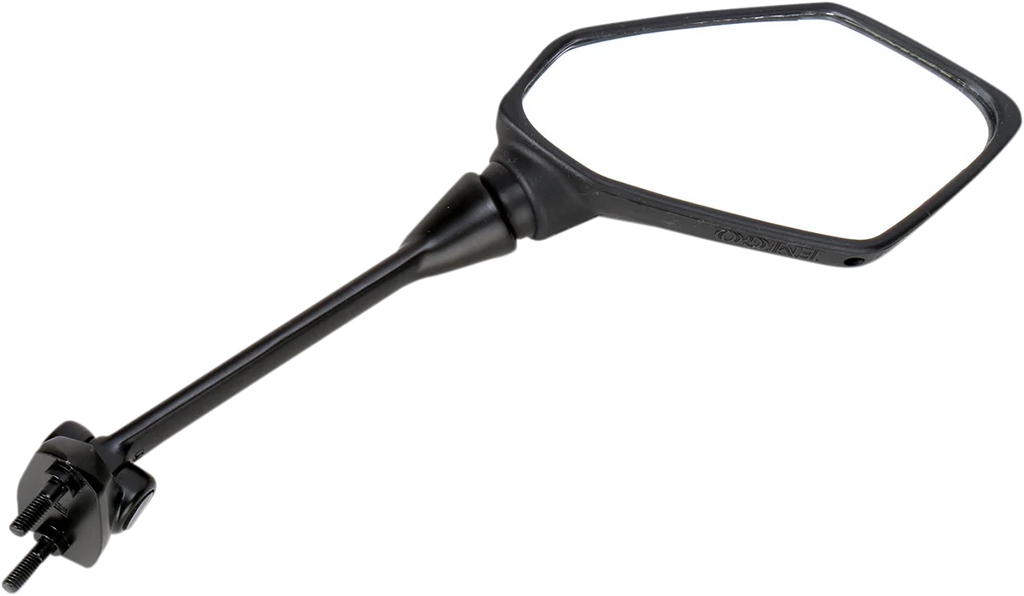 Emgo Mirror - Side View - Polygon - Black - Right 20-49211 - Main Product View