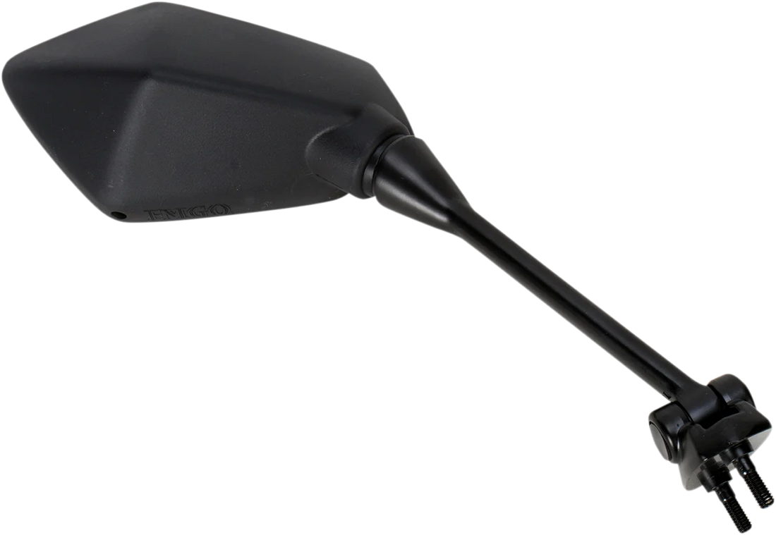 Emgo Mirror - Side View - Polygon - Black - Right 20-49211 - Side View