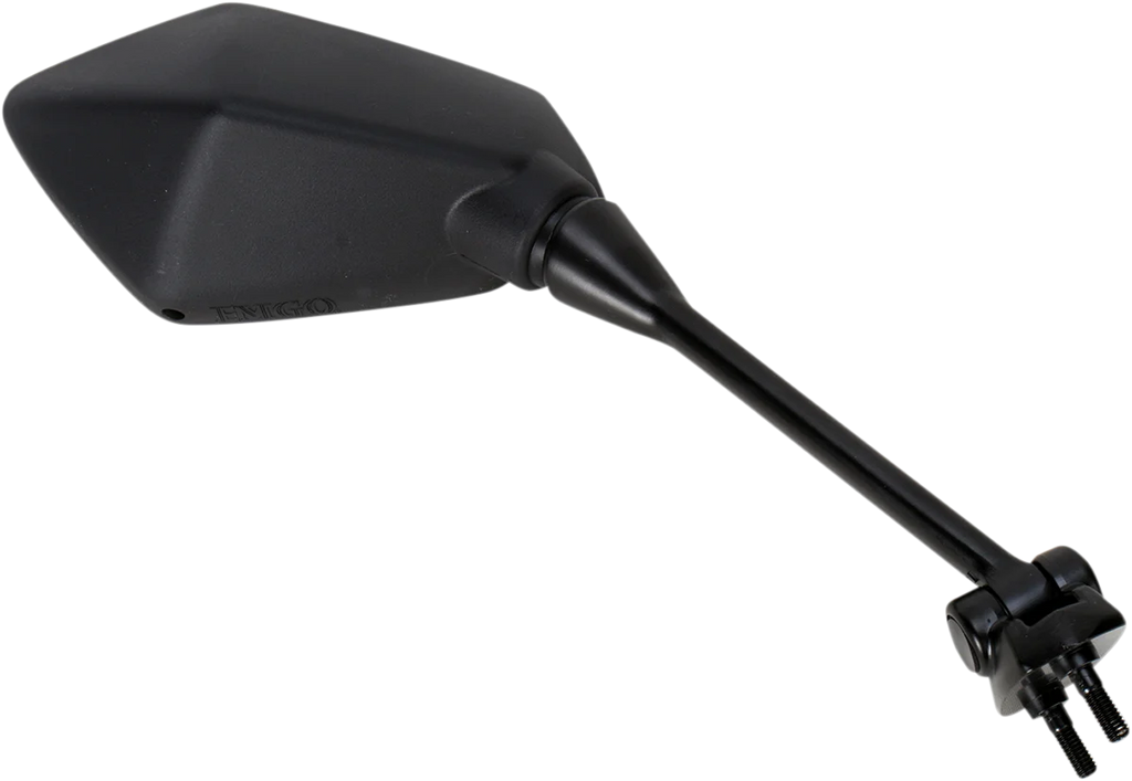 Emgo Mirror - Side View - Polygon - Black - Right 20-49211 - Side View