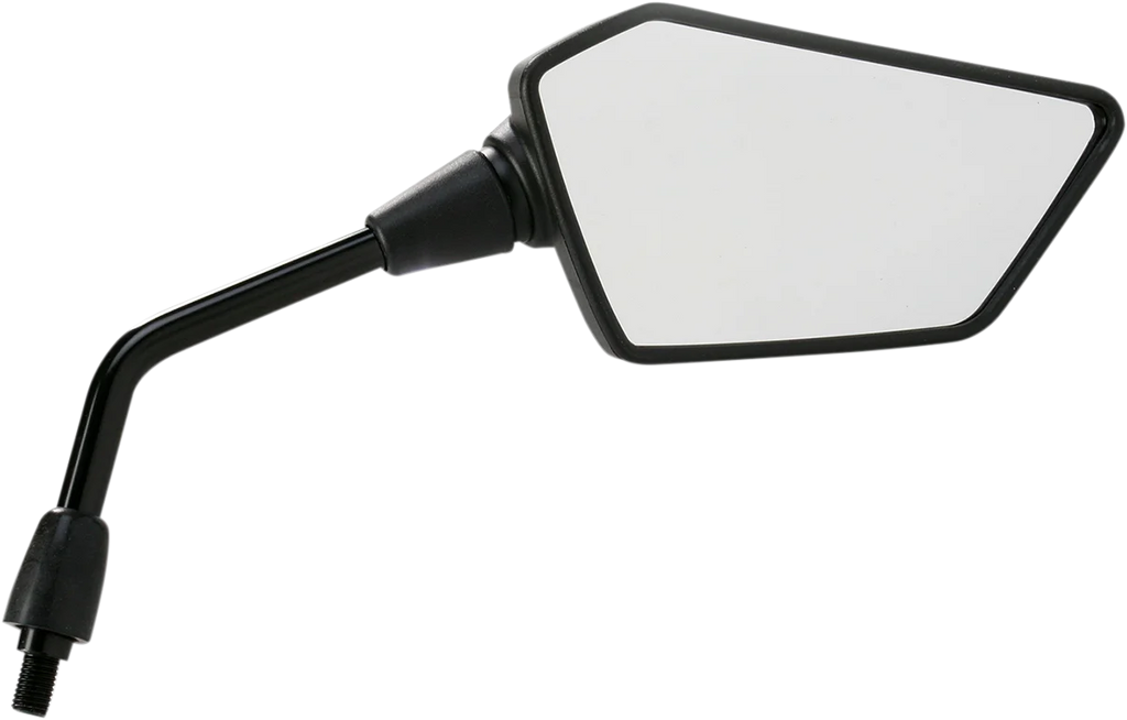 Emgo Mirror - Side View - Polygon - Black - Right 20-49221 - Main Product View