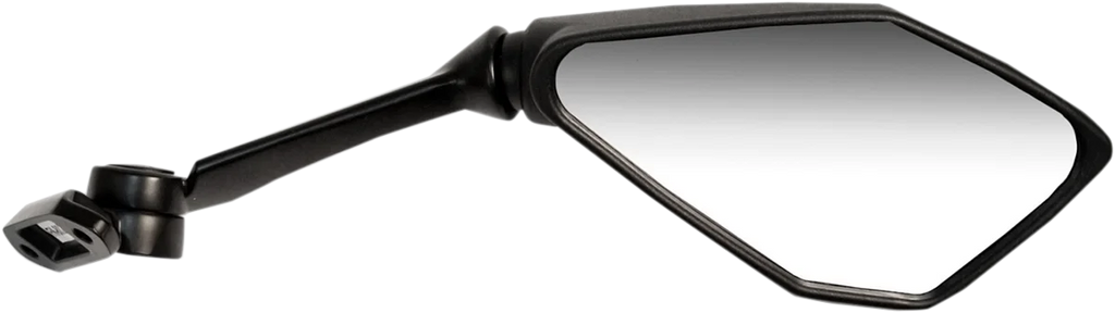 Emgo Mirror - Side View - Polygon - Black - Right 20-49261 - Main Product View