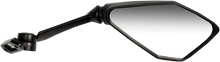 Load image into Gallery viewer, Emgo Mirror - Side View - Polygon - Black - Right 20-49261 - Main Product View