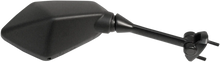 Load image into Gallery viewer, Emgo Mirror - Side View - Polygon - Black - Right 20-49291 - Main Product View
