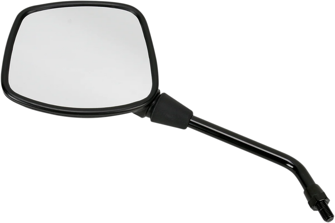 Emgo Mirror - Side View - Rectangle - Black - Left - Side View